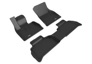 3D MAXpider Kagu Floor Mat For 20-24 BMW X6 (G06) - Black R1 R2